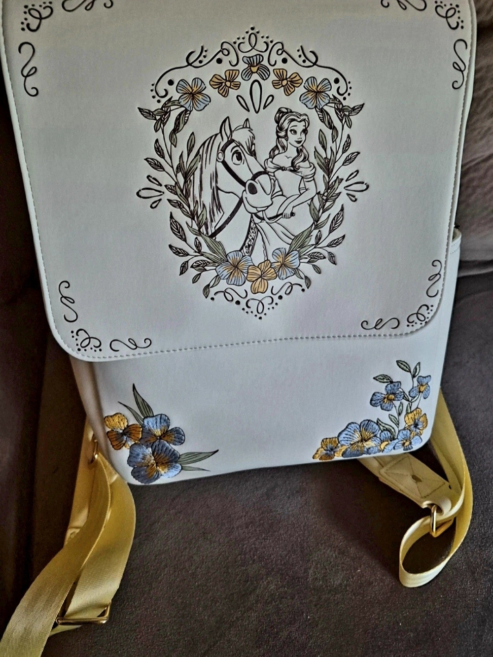 Box Lunch Exclusive Belle And Fillipe Mini Backpack